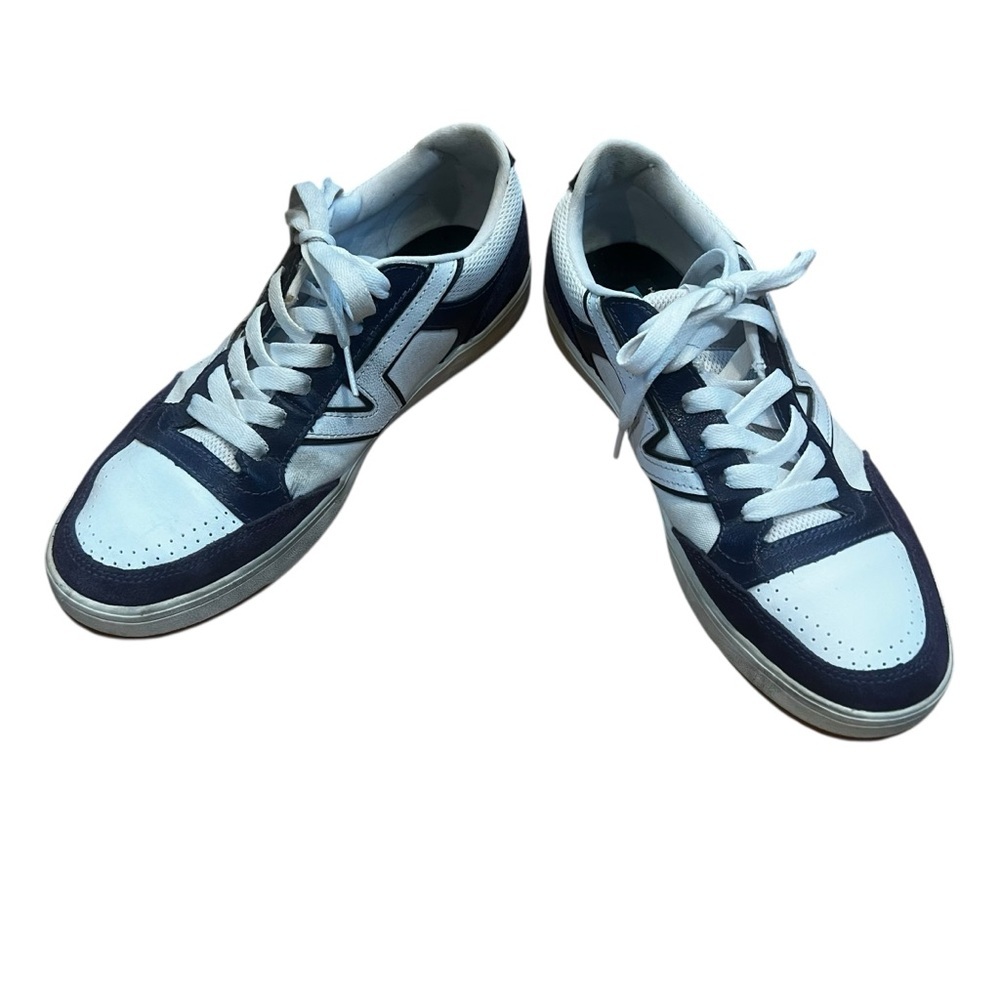 Vans Men's Navy and White Suede Sneakers 9.5 EUC - Picture 8 of 11